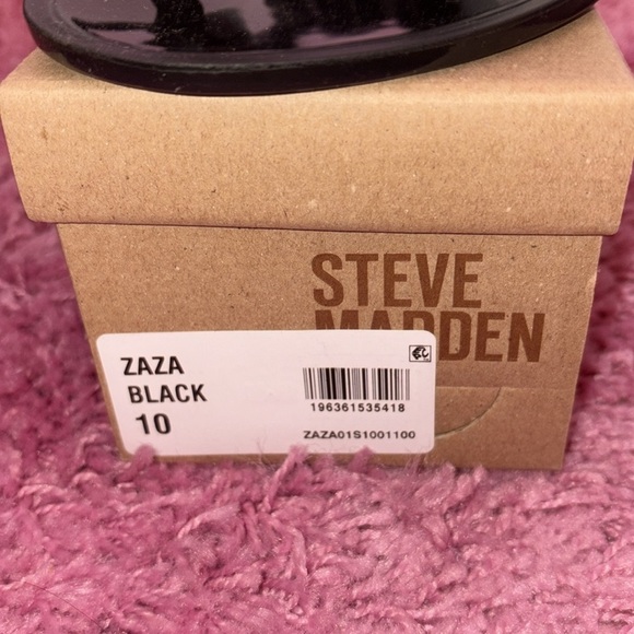Steve Madden Black Zaza Bubble Jelly Sandals Size 9 10 - Picture 2 of 5